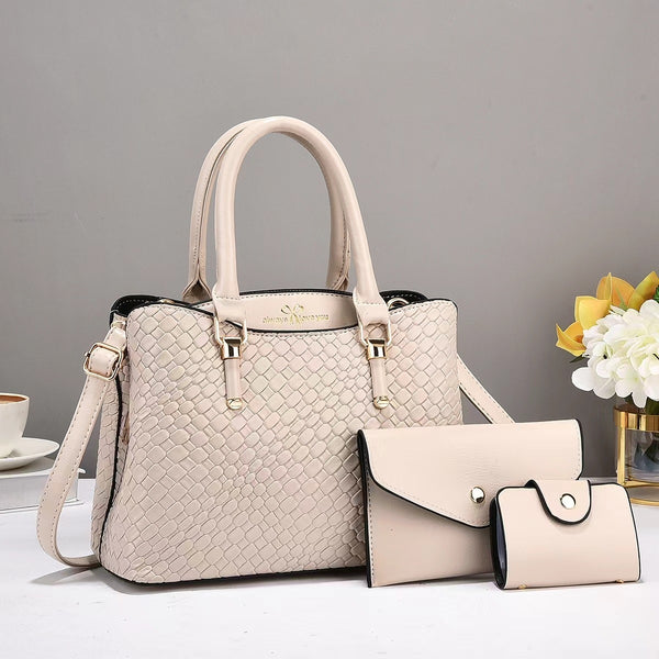 Woven Texture Three-piece Bags