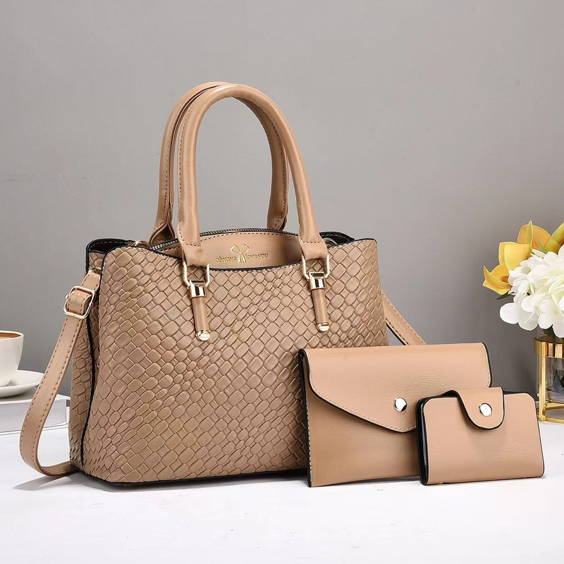 Woven Texture Three-piece Bags